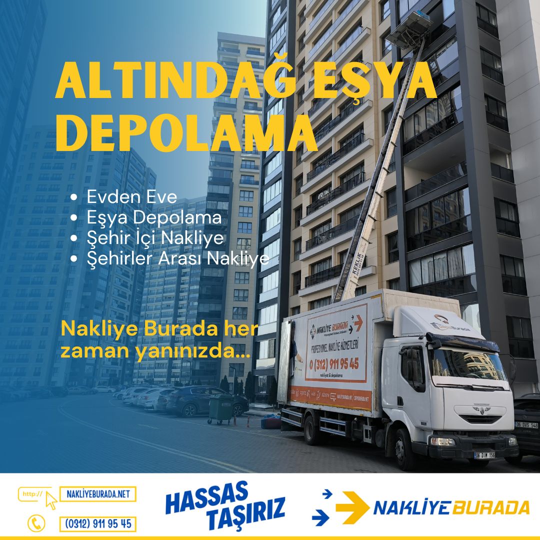 Altındağ eşya depolama