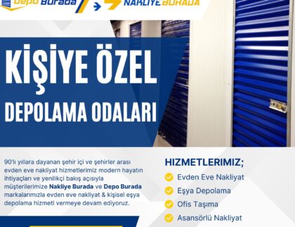 Ankara Kişiye Özel Eşya Depolama Odaları